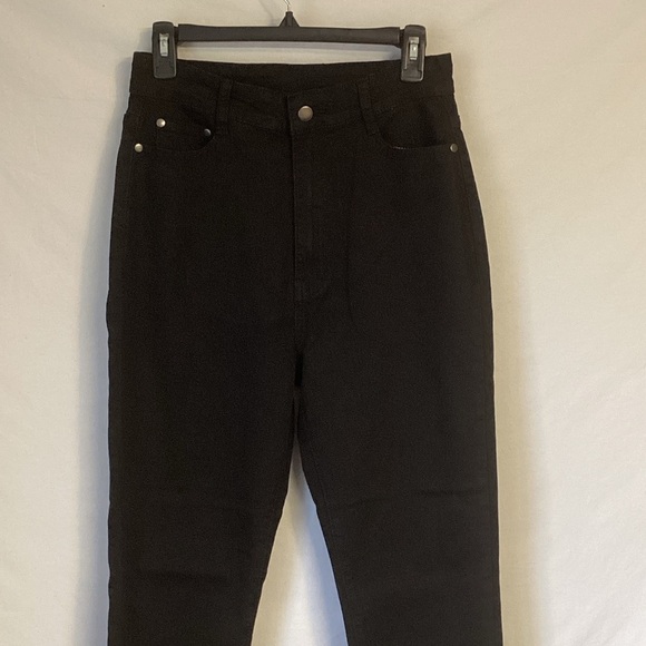 Reneshanta High-Waisted Black Skinny Jeans Size 15/16 - Picture 2 of 9